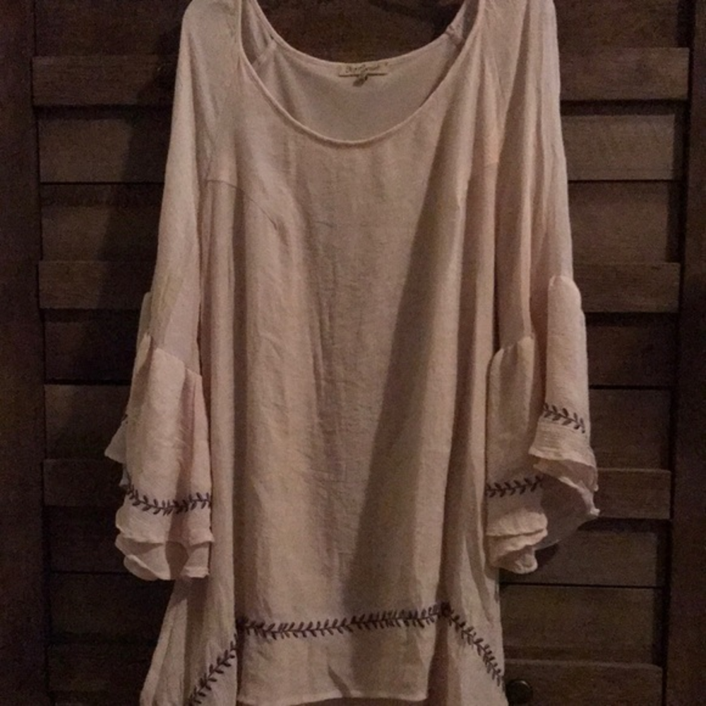 Oh Gussie xl bell‎ sleeve boho top G12